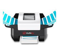 ShuffleBox Barajador automático de tarjetas S1 Lite con batería recargable integrada de 1200 mAh, máquina barajadora ultra silenciosa de 2 barajas