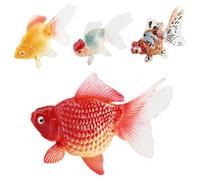 shuhauk Peces artificiales | Juguete realista de peces nadadores, decoración del hogar para tanques, adolescentes, jóvenes, niños, niñas, familia, abuela, abuelo, amigos, hijo