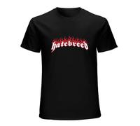 SHUI TI DU Hatebreed - Camiseta de manga corta con banda americana Metalcore Band Music Tour, color negro, talla XS, Negro, M
