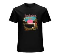 SHUI TI DU Hawkwind - Camiseta Warrior ON The Edge of TIME XS, Negro, XL