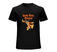 SHUI TI DU Hong Kong Phooey - Camiseta para hombre, talla XS, Negro, XL