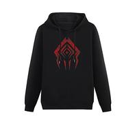 SHUI TI DU Warframe Stalker Sigil - Sudadera con capucha unisex para adultos, Negro, 3XL