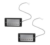 Shuimitao 2X Pastillas de Doble Bobina Humbucker Mástil Y Puente Compatible Guitarra Eléctrica de Estilo LP para Piezas de Guitarra de Repuesto