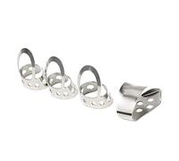 Shuimitao 4 Piezas PúAs de Guitarra de Dedo Pulgar Ajustables de Metal para Guitarra AcúStica Ukelele