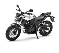 shuishuicui 1/12 para Honda CB400F, Modelo de Motocicleta de aleación, Juguete Decorativo de 7 Pulgadas, Coleccionable conmemorativo para Hombres(Silver)