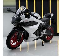shuishuicui 1 12 para Springbok 450SR Modelo de Motocicleta de aleación colección de Juguetes en Miniatura para Hombres decoración 17CM(White)