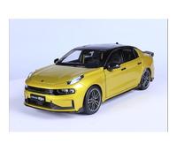 shuishuicui 1 18 para Link 03+ Modelo de Coche de aleación Adorno Tapa Dura colección Amarilla con Cubierta de exhibición Juguetes para Hombres 10 Pulgadas