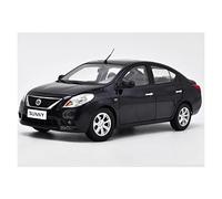 shuishuicui 1 18 para Nissan Sunny Modelo Coche Aleación Zinc Simulación Coleccionable como Regalo Navidad Regalo Empresa(Negro)