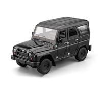 shuishuicui 1 18 para Rusia Wazi Hunter Todoterreno aleación Coche Modelo Juguetes 9 Pulgadas Escritorio decoración colección Memorial Masculino(Black)