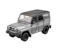 shuishuicui 1 18 para Rusia Wazi Hunter Todoterreno aleación Coche Modelo Juguetes 9 Pulgadas Escritorio decoración colección Memorial Masculino(Gray)