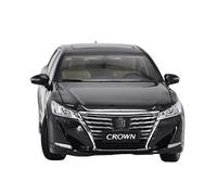 shuishuicui 1 18 para Toyota Crown Versión Clásico Coche Coleccionable Simulación Modelo Coche Aleación Zinc como Regalo Negocios(Negro)