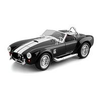 shuishuicui 1 22 Ford Mustang Cobra Convertible Modelo de Coche de aleación 20CM Regalo Juguetes Colección Decoración Memorial Hombres(Black)