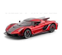 shuishuicui 1/24 Koenigsegg Jasco - Modelo de Coche de aleación, Juguete de colección, decoración de Escritorio, Regalo conmemorativo para Hombres y Mujeres, 8 Pulgadas(Red)