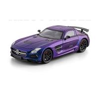 shuishuicui 1:24 Mercedes SLS AMG Coche Deportivo de aleación Modelo de Coche Juguete de colección 8 Pulgadas Escritorio Decorativo Conmemorativo para niños(Purple)