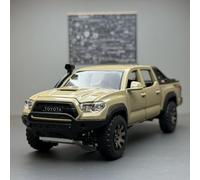 shuishuicui 1 32 For Toyota Tacuma Pickup Alloy Car Model Toy Collection 7 Inch Decoration Desk Boys Commemorate(Yellow)