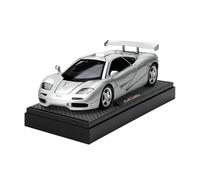 shuishuicui 1:32 McLaren F1 - Modelo de Coche de aleación, Juguete de colección, 5,8 Pulgadas, decoración de Escritorio, conmemorativo para Hombres y niños(Silver)