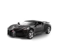 shuishuicui 1 32 para Bugatti Black Night Sound Aleación Modelo de Coche Juguete Colección Recuerdo Regalo 6 Pulgadas Escritorio Decorativo para Hombres(Black)