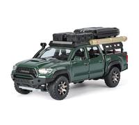 shuishuicui 1 32 para Toyota Tacuma Touring Edition Modelo de Coche de aleación Juguete de colección 7 Pulgadas Escritorio Decorativo Niños Conmemorativo(Green)