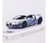 shuishuicui 1 64 para Bugatti Veyron Cerámica Dragón Chiron Resina Modelo de Coche Colección Juguetes Decoración de Escritorio Memorial Hombres(Blue)