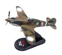 shuishuicui Avión Modelo 1/72 para el Caza Estadounidense P40C Flying Tigers, de aleación, para exhibición estática, decoración Conmemorativa Militar de Escritorio.
