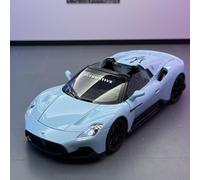 shuishuicui Coche de aleación Maserati MC20 Convertible de 1:24, Modelo de 8 Pulgadas, Juguete Coleccionable para Hombres y niños, Escritorio de exhibición de Modo Dual.(Blue)