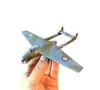 shuishuicui Modelo de avión 1/72 de Caza Vampiro británico de la Segunda Guerra Mundial, Adorno Terminado de 5 Pulgadas, Regalo de colección para Hombres.