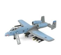 shuishuicui Modelo de avión 1/72 para el avión de Ataque A-10 Warthog, máquina de aleación, Juguetes para Adultos, colección, decoración de Escritorio para Hombres, 9 Pulgadas(Gray)