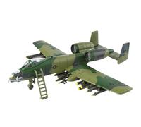 shuishuicui Modelo de avión 1/72 para el avión de Ataque A-10 Warthog, máquina de aleación, Juguetes para Adultos, colección, decoración de Escritorio para Hombres, 9 Pulgadas(Green)