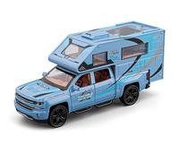 shuishuicui Modelo de Coche 1:32 para Chevrolet Todoterreno, camión de Camping, Juguete de aleación, decoración para cumpleaños Entre Padres e Hijos, 8 Pulgadas