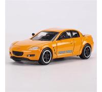 shuishuicui Modelo de Coche 1:64 para Mazda RX-8, Juguete de aleación Coleccionable, Regalo para Hombre, Adorno Decorativo de Escritorio, artículo conmemorativo.(Yellow)
