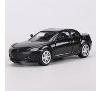 shuishuicui Modelo de Coche 1:64 para Mazda RX-8, Juguete de aleación Coleccionable, Regalo para Hombre, Adorno Decorativo de Escritorio, artículo conmemorativo.(Black)