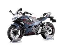 shuishuicui Modelo de Motocicleta 1:12 para Kawasaki Ninja 400, Juguete de Motocicleta de fundición a presión, exhibición de Escritorio de 7 Pulgadas, Coleccionable para Hombres y niños.(White)