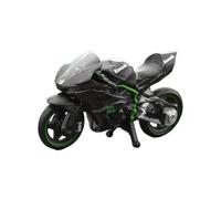 shuishuicui Modelo de Motocicleta 1:64 para Kawasaki H2R, Modelo a Escala, aleación, Juguete de Motocicleta de 1 Pulgada, Adorno Decorativo Coleccionable de Escritorio para niños.
