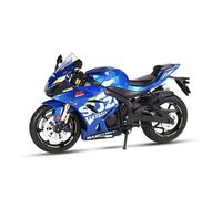 shuishuicui Modelo de Motocicleta Suzuki GSX1000R, Escala 1:12, Juguete de aleación Coleccionable, Regalo Decorativo para Escritorio de niño, 7 Pulgadas.(Blue)