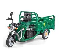 shuishuicui Motocicleta de Tres Ruedas a Escala 1:12, Fabricada en China Post, de fundición a presión, Nueva Tendencia, Juguete Coleccionable, decoración de Escritorio para Hombres, 9 Pulgadas(Green)