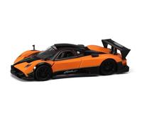 shuishuicui Pagani Zonda R - Coche Deportivo de aleación, Modelo 1:32, Juguete de colección, decoración, 6 Pulgadas, Regalo para niños(Orange)