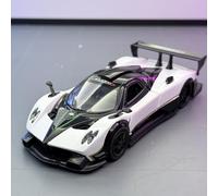 shuishuicui Pagani Zonda R - Coche Deportivo de aleación, Modelo 1:32, Juguete de colección, decoración, 6 Pulgadas, Regalo para niños(White)