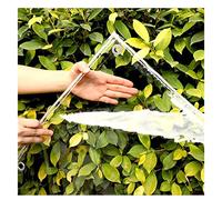 SHUITUKOUU Mallas Anti-Heladas,Lona Transparente, Lona Impermeable De PVC Cubierta De Lona para Sombra De Plantas 0.35 Mm Cerramiento De Terraza con Dosel Transparente,2.2x2.5m/7.2x8.2ft