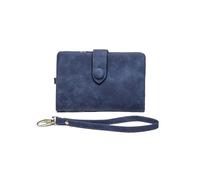 SHUIXIAYUE Cartera corta coreana con hebilla para mujer, con doble descuento, para cambiar tarjetas, azul zafiro, Talla única