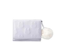 SHUIXIAYUE Cartera pequeña de dibujos animados, bonita cartera corta para mujer, color sólido, bonito patrón, simple, multitarjeta, cero cartera, Sofá doble 2, Talla única