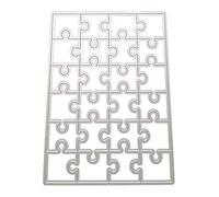 SHUIXIN Cutting Dies Stencil, Puzzle Metal Cutting Dies Plantilla DIY Scrapbooking Album Paper Card Template Mold Embossing Decoration