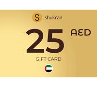 Shukran Gift Card 25 AED Key - UNITED ARAB EMIRATES