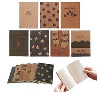 Shulaner Blank Notebook Paginas en Blanco Cuaderno Pequeño Hojas en Blanco, Extra Small Cute diarios Bloc Notas Pequeño Blanco, Pack de 14