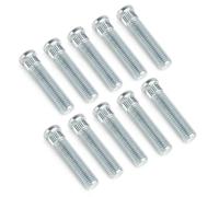 SHULIY 10 pernos de rueda de 1,27 cm más largos que los de fábrica para camionetas Chevy S10 S-10 Blazer GMC Jimmy Sonoma 1982-2004 con espaciadores de rueda de 12,7 cm de longitud extra extendida