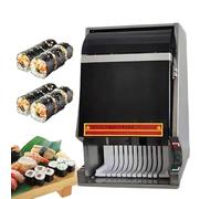 SHUMIAO Cortadora automática de Rollos de Sushi eléctrica de 55 W 3 tamaños Ajustables para 8/10/12 Piezas cortadora de Sushi Multifuncional de Escritorio para Sushi Redondo y Cuadrado 8pieces