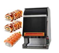 SHUMIAO Cortadora de Sushi eléctrica de 55 W automática Multifuncional de Escritorio con rieles guía de precisión Cuchilla extraíble para una Limpieza fácil para cafeterías y cocinas 12pieces