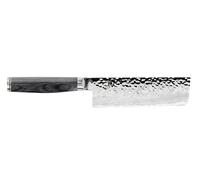 Shun Cutlery Premier Grey Nakiri Knife 5.5", Ideal Chopping Knife for Vegetables and All-Purpose Chef Knife, Professional Nakiri Knife, Handcrafted Japanese Kitchen Knife