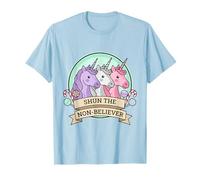 Shun The Non-Believer Funny Charlie Unicorn Sarcasmo Meme Camiseta