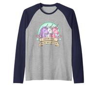 Shun The Non-Believer Funny Charlie Unicorn Sarcasmo Meme Camiseta Manga Raglan