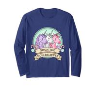 Shun The Non-Believer Funny Charlie Unicorn Sarcasmo Meme Manga Larga
